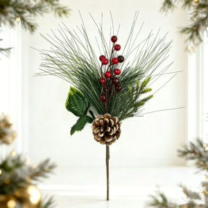 Pinecone cutting branch