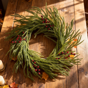 Pine needles garland