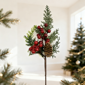 Pinecone cutting branch