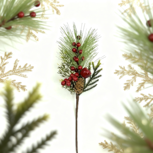 Pinecone cutting branch