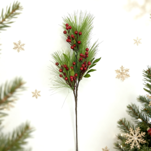 The cuttings of pine needles and pinecones